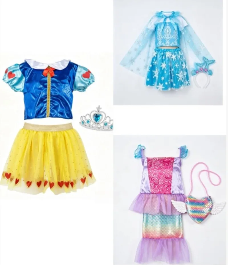Halloween Girls Princess Fluffy Tulle Tutu Skirt Gift Set Crop Tulle Skirt Mesh Cape Hairband Kids Daily Shooting Casual Outfit