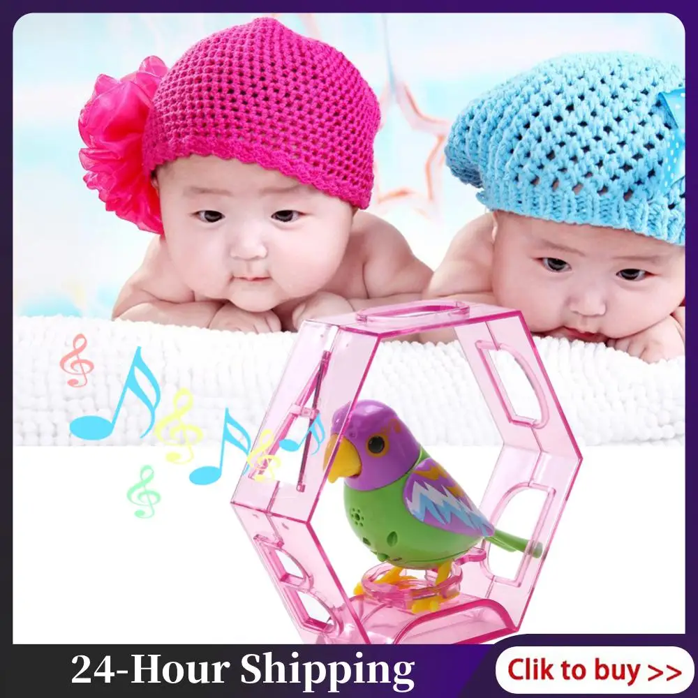 

Plastic Sound Voice Control Activate Chirping Singing Bird Kids Toy Gift Intelligent Voice Control Phone Control Singing Bird