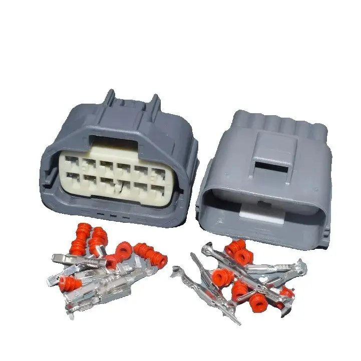 shhworldsea 12 Pin 7282-5545-10 7283-5545-10 Auto Accelerator Pedal Automobile Connector Female Male Sealed Sockets For Ford