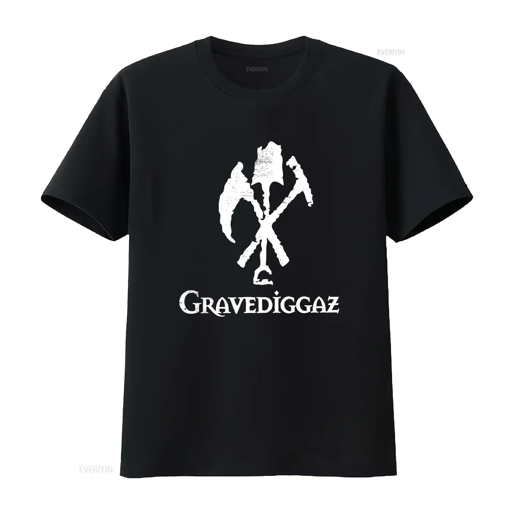 Gravediggaz Horrorcore The Pick Sickle and Shovel T Shirt S XXXL vintage Washed Stretched Comfortable Versatile Slightly Soft