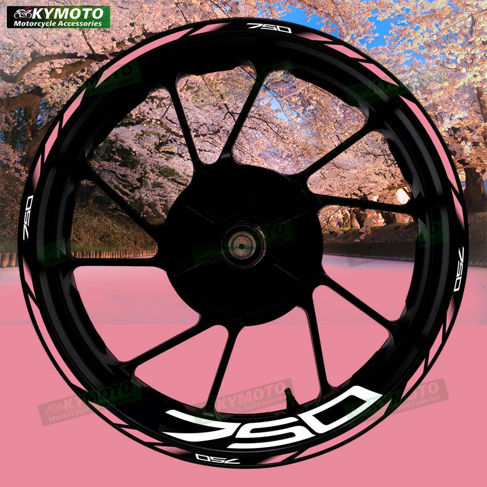 

Аксессуары для мотоциклов Z750 Z 750, 17-дюймовые наклейки на передние и задние колеса, модифицированная ступица, обод колеса, светоотражающая наклейка, украшение