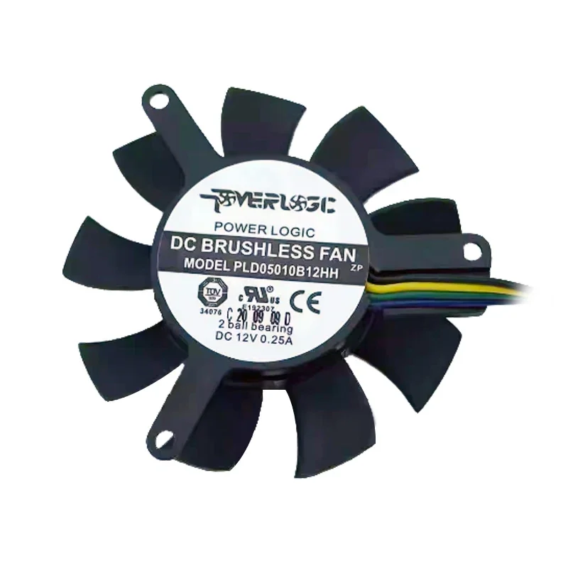 Powerlogic 5010 5 cm frameloze grafische apparaatventilator PLD05010B12HH