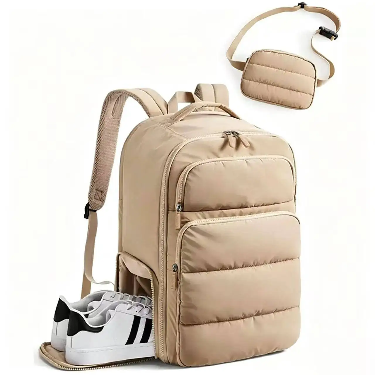 Large-Capacity 35L Travel Men's Backpack 17.3 Inch Carry On Backpack Flight Approved Water Resistant Casual Daypack for Women