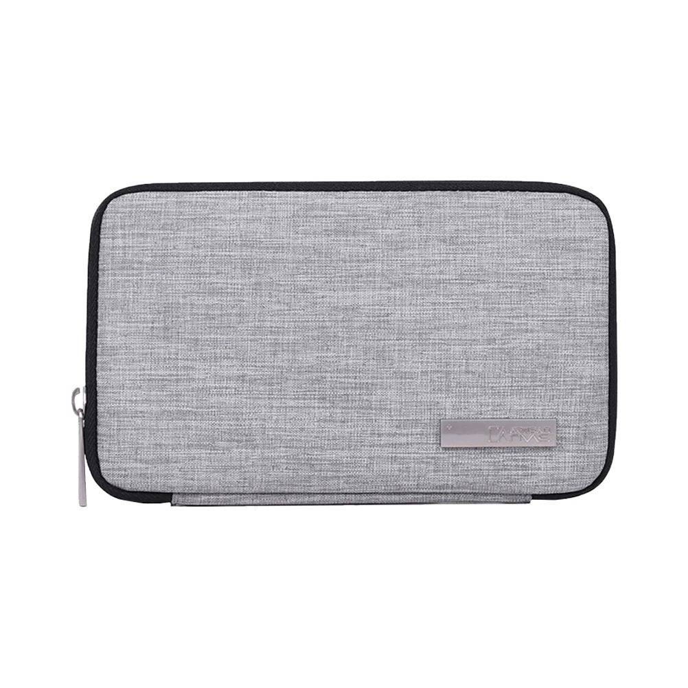 

Digital Storage Bag Earphone Pouch USB Cable Power Supply Accessories Organizer Light Grey