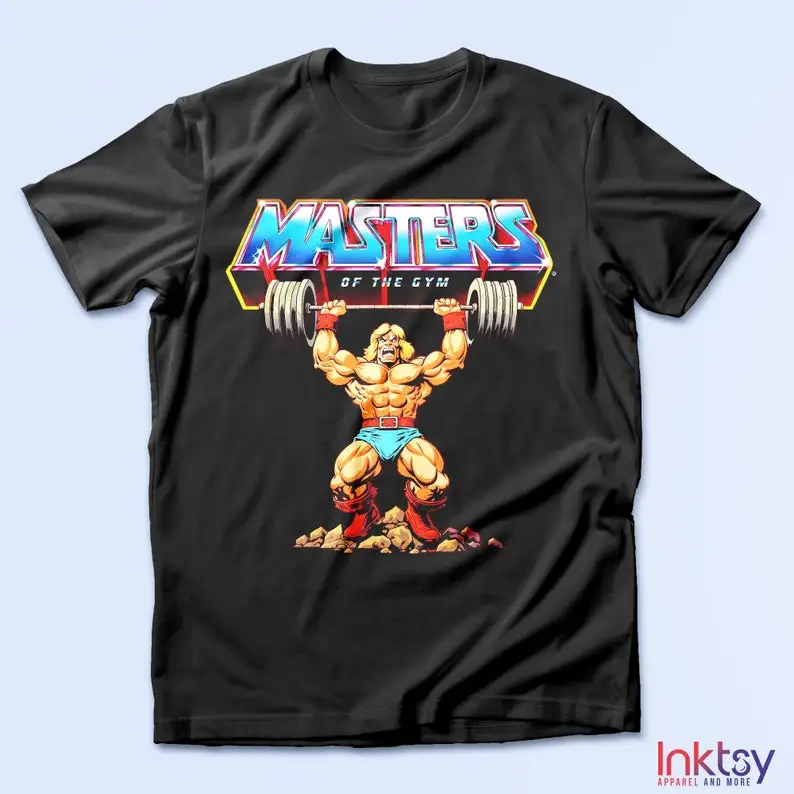 

Master of the gym, He-man Full Color, Ready to Press, T-shirt Transfers, Heat Transfer, Direct to Film