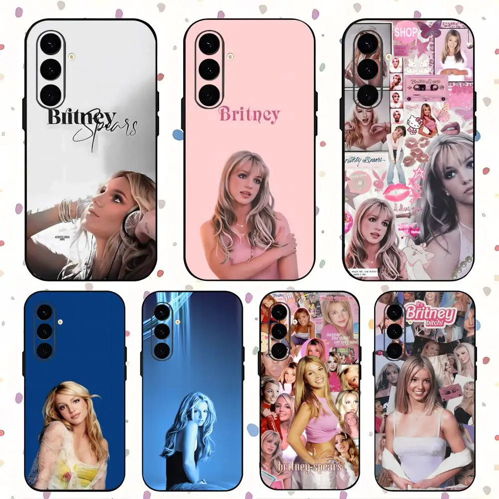 Phone Case For Spears Samsung Galaxy S26 Britney S25 Star S24 Popular S23 S22 S21 Plus Ultra Note20 Soft Black