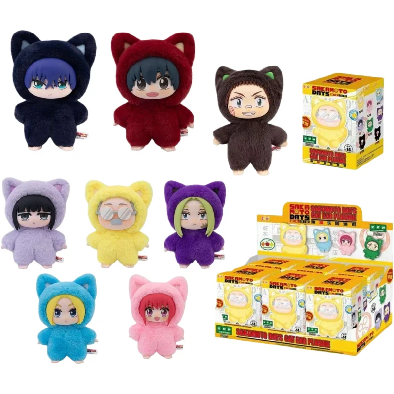 

В наличии подлинная серия Sakamoto Days Cat Ear Paradise Party Series слепая коробка Таро Сакамото Mystery Box коллекция аниме-фигурок подарки