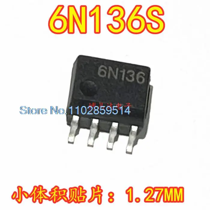 

20PCS/LOT 6N136S SOP-8 6N136 1.27MM 6N136S 10M