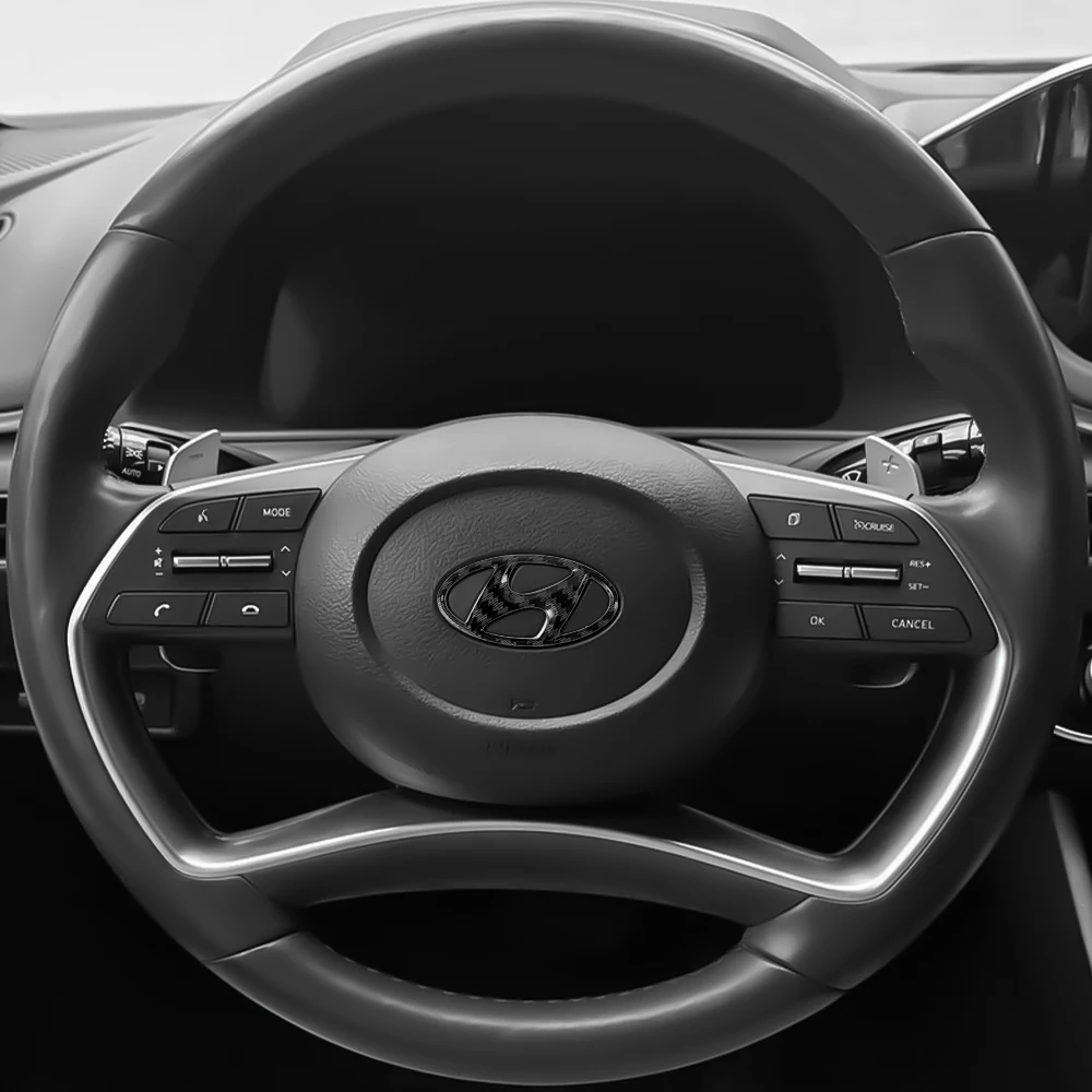 شعار السيارة عجلة القيادة مركز شعار لشركة هيونداي توكسون أكسنت أزيرا إلنترا أيونيك باليساد توسكاني فيلوستر اكسسوارات السيارات