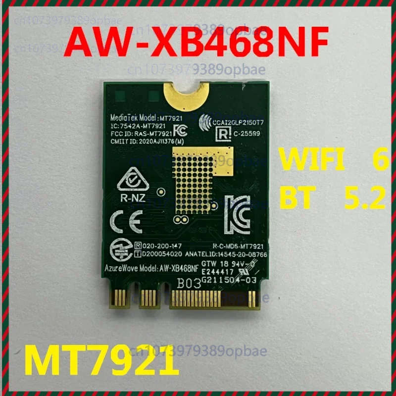 MT7921 AW-XB468NF ل ASUS FA506QM FX506 FX507R FA507 WLAN WIFI وحدة لاسلكية بلوتوث