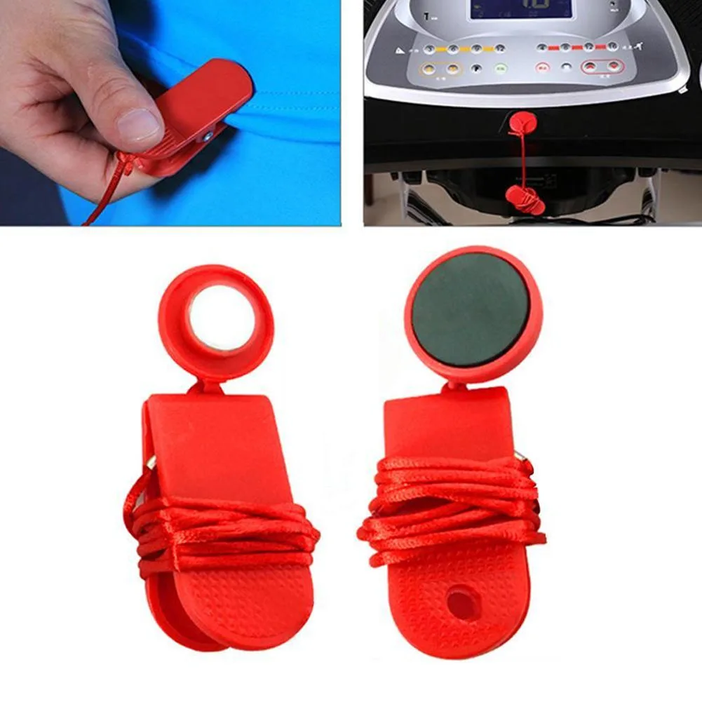 Universal Treadmill Magnet Safety Key Treadmill Magnetic Safety Switch Emergency Stop Magnetic Lock Suitable For Most Treadmills