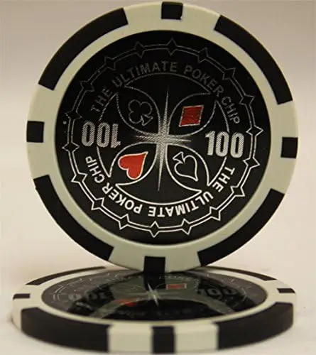 1000 stücke ultimative laser poker chips set mit acryl fall custom build