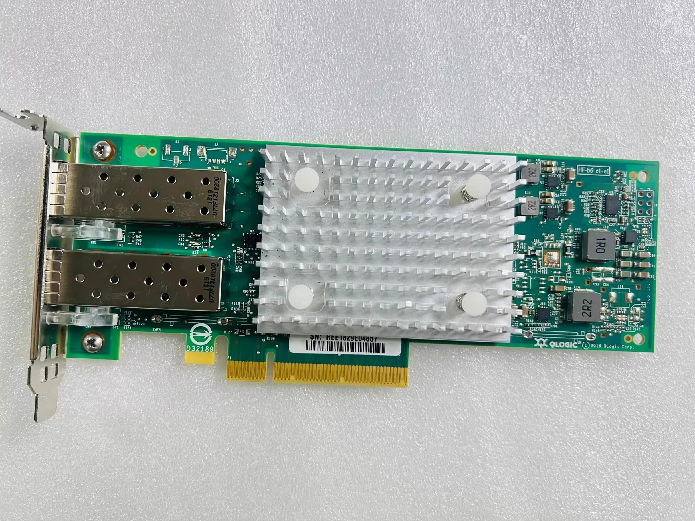 

For DELL QL41112HLCU-DE 807N9 C5RNH 5252W 10 Gigabit Dual Port Fiber Optic Network Interface Card
