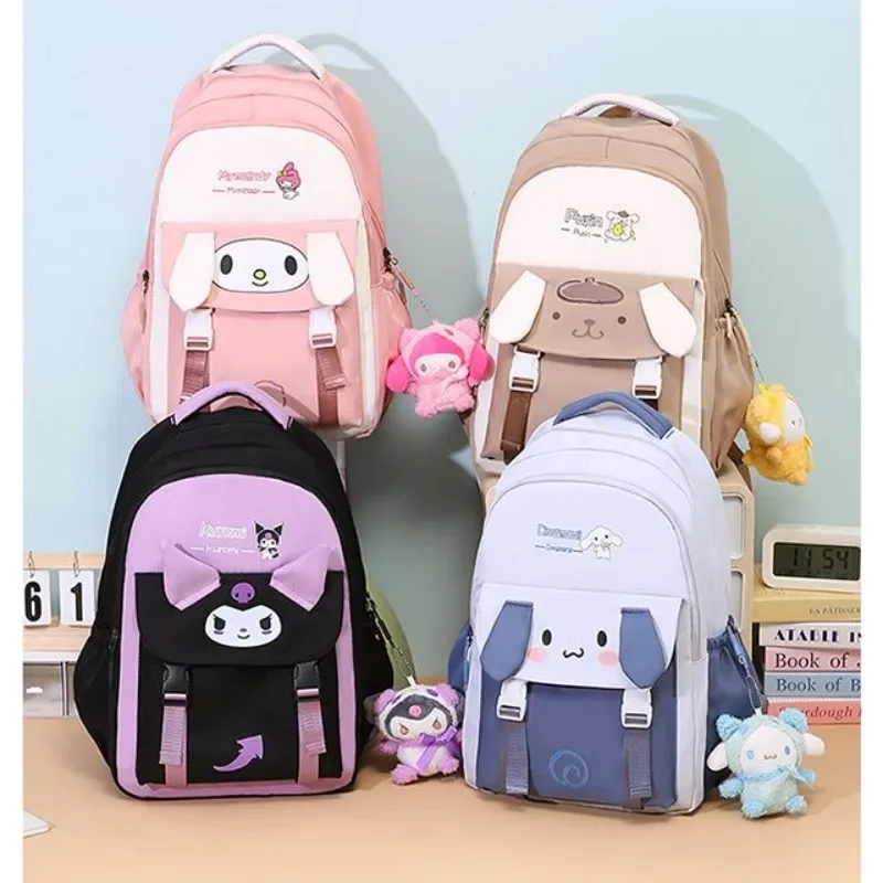 

Sanrio анимационная периферическая мультяшная Милая куроми Мелодия Корица рулон детская школьная сумка для девочек Студенческая школьная сумка рюкзак подарок