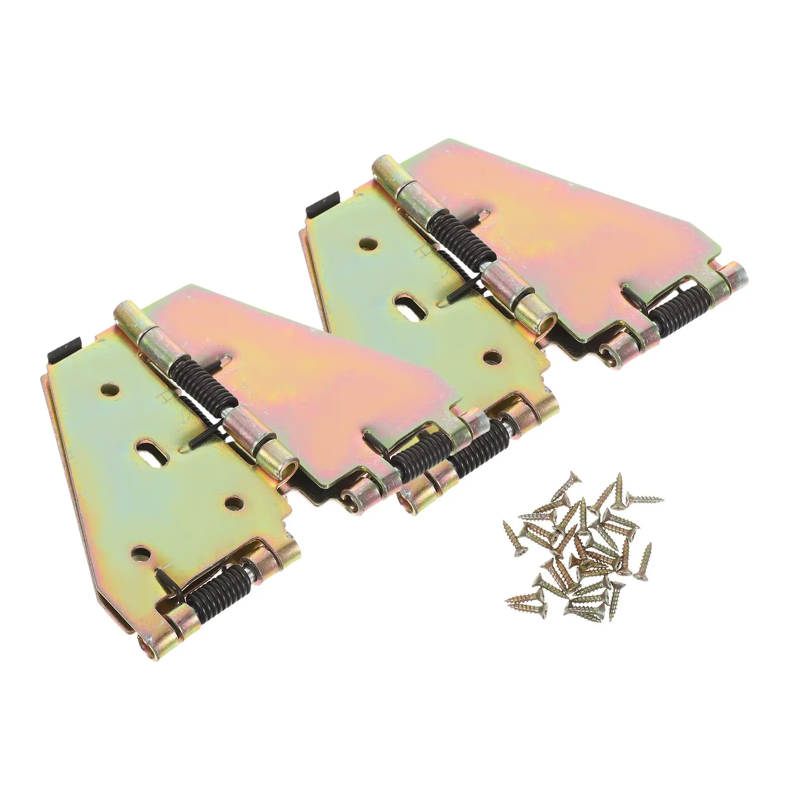 

2Pcs Dining Table Drop Leaf Hinges Folding Table Hardware Heavy Duty Spring Hinge Mechanism Butterfly Leaf Foldable Cross