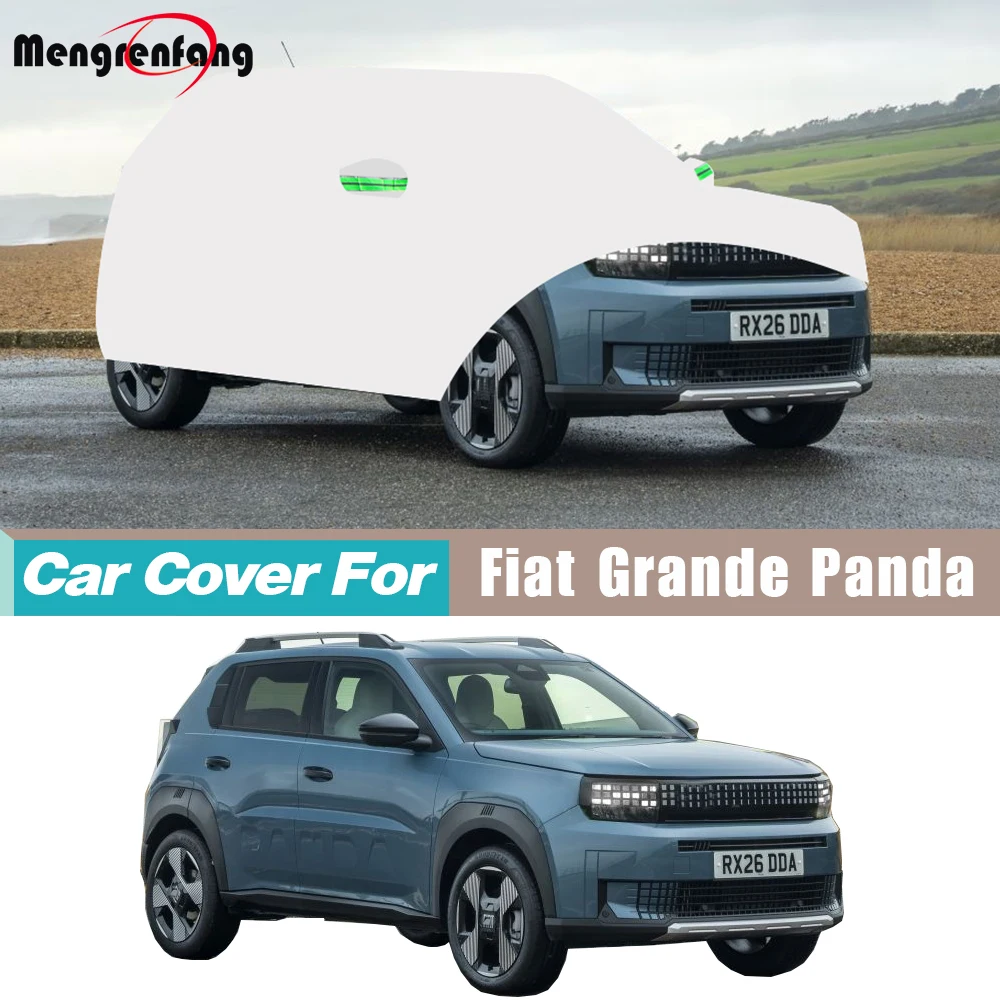 Image of Autoabdeckung für Fiat Grande Panda 2024-2027, Schutz vor Sonne, Regen, Schnee, Eis, Kratzern, staubdicht
