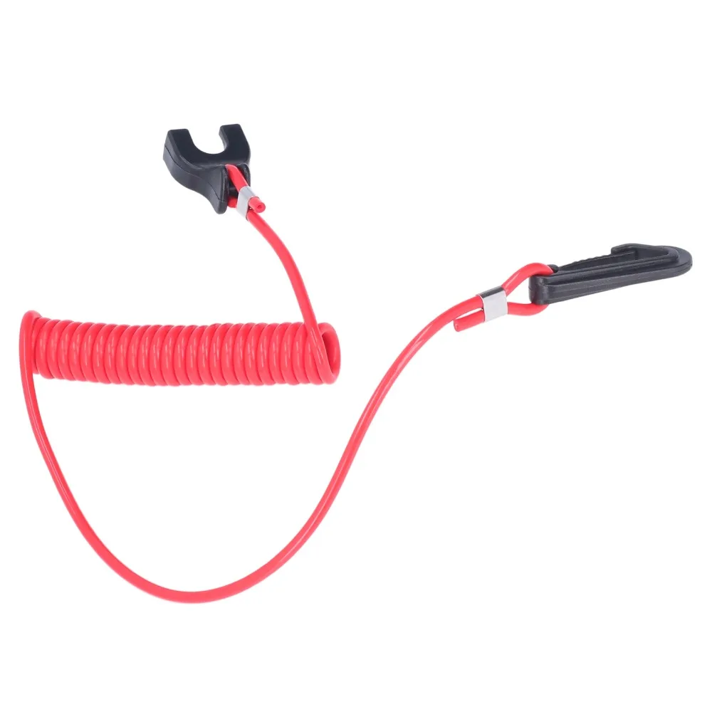 

0176288 Emergency Stop Switch Red Safety Tether Safety Lanyard Engine Kill Switch for Johnson Evinrude Marine Use
