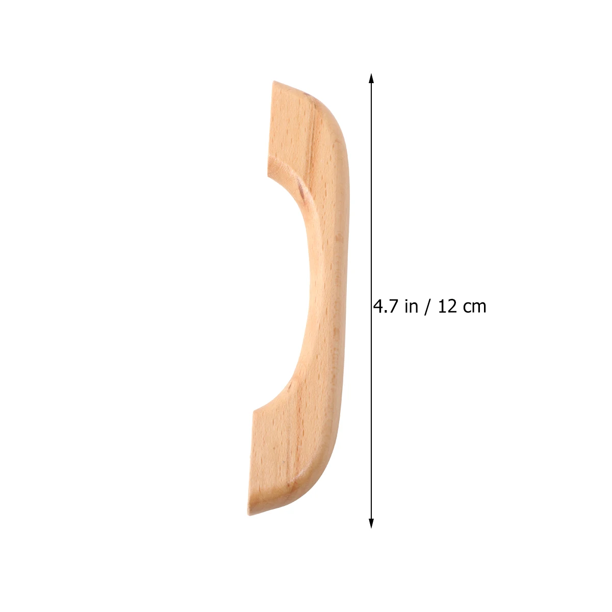 

10pcs Solid Wood Cabinet Handles Durable Lightweight Drawer Pulls Simple Furniture Knobs Modern Home Decoration Screws Included