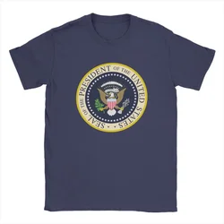 Novelty Seal Of The President Of The United States T-Shirt Men Pure Cotton T Shirts Short Sleeve Tee Shirt Graphic Printed Tops