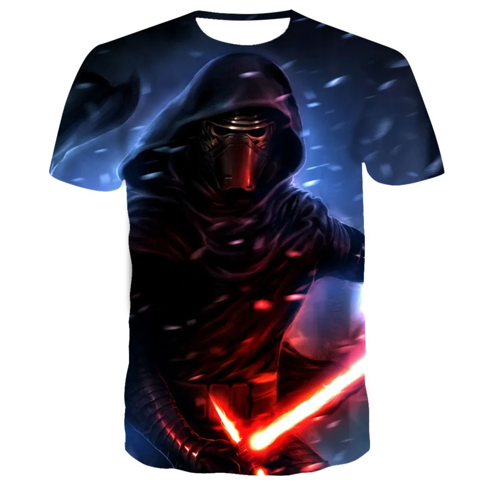 

Disney Graphic T Shirts Men Short Sleeves Stormtrooper Logistics Operations Summer T-shirt Men's And Women's Oversized