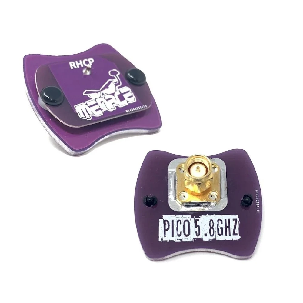 MenaceRC Pico Patch 5.8GHz RHCP SMA FPV Receiver Patch Antenna High Gain 9.4 DBi for Fat Shark Goggles Drone Racing Long Range