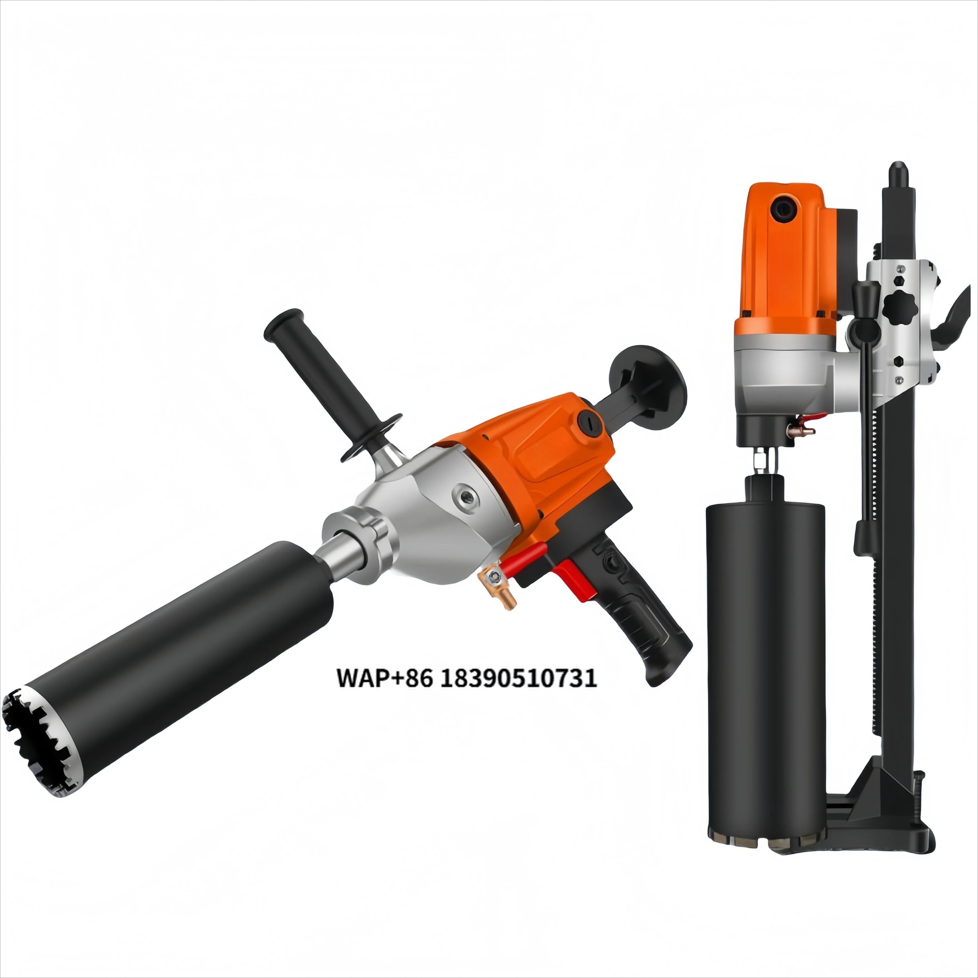 Portable Light And Easy to Operate Brick Wall Concrete Drilling Machine 220V Multiple Drill Bits Cement Sand Stone Paint Mixer