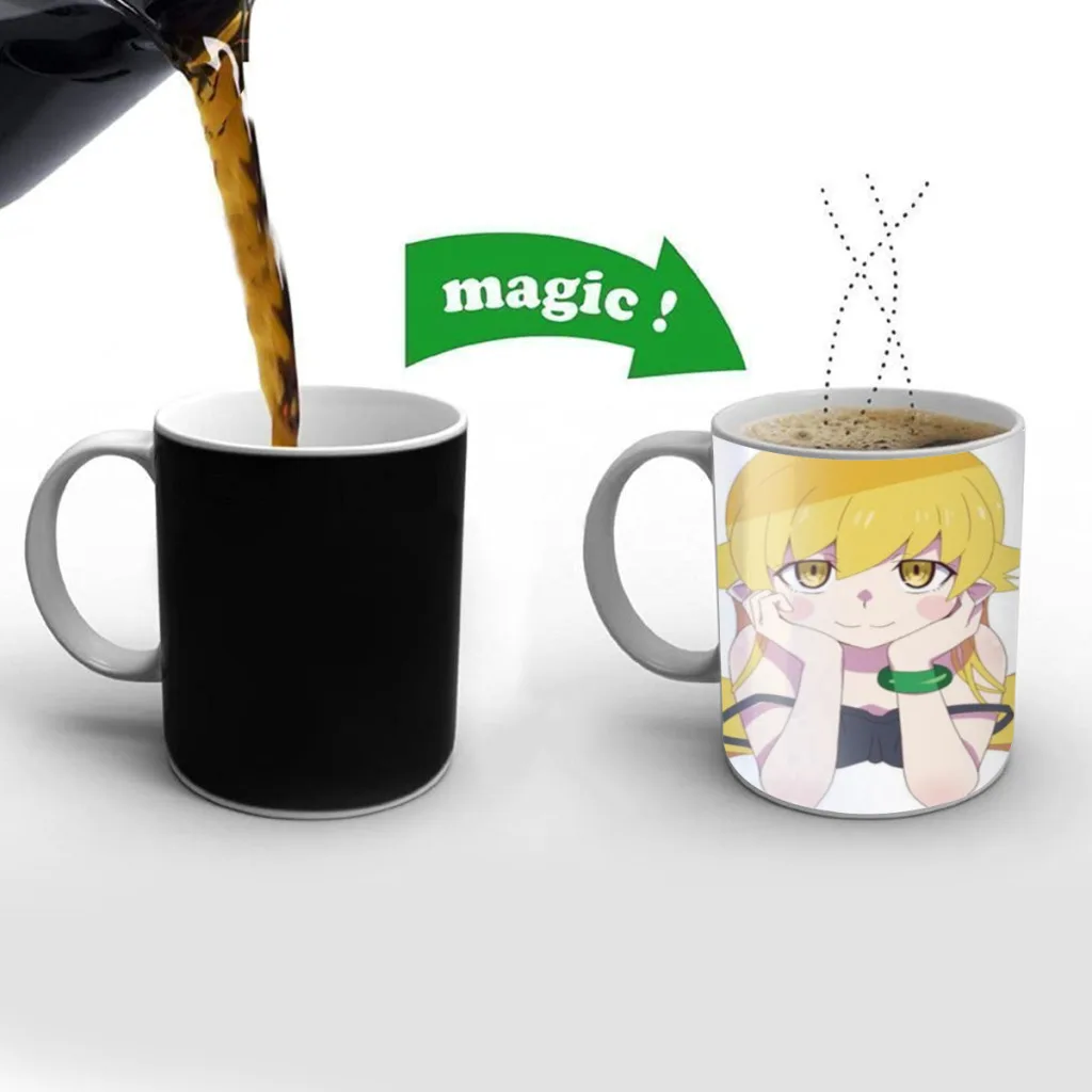 

Monogatari Classic Vintage New Creative Color Changing Mug Ceramic Coffee Milk Tea Cup Gifts Free shipping