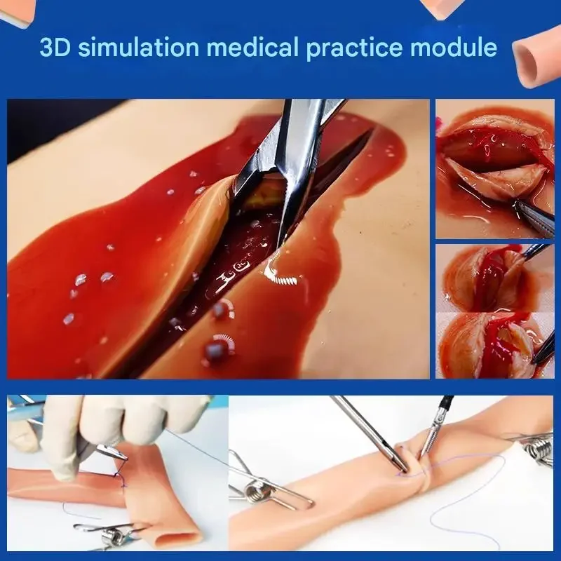 Suture Practice Pad Suture Surgical Debridement Suture Simulation Surgery Exercise Module For Medical Students Health Care