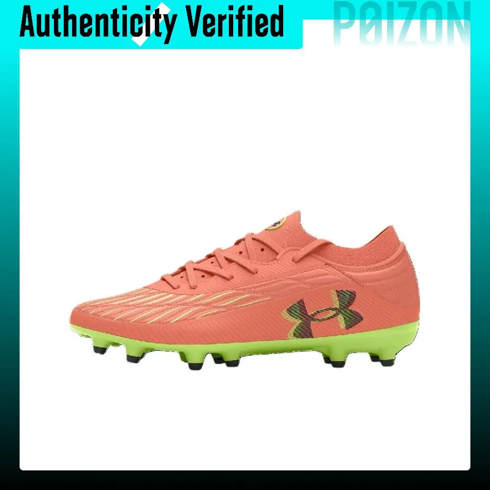 Under Armour FG Firm Ground Soccer Shoes Men's Flame Orange 3027699-801
