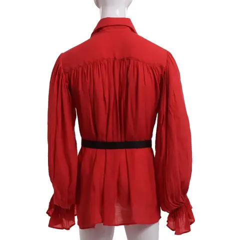 Herr Piratkostym Halloween Rollspelskläder Förklädnad Festklädsel Cosplay-kostym för män Medeltida Maskeradkostymer 10 best sales medeltida tunika för män - №4