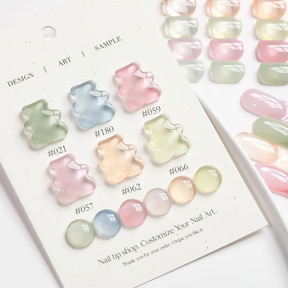 كريم XEIJAYI الشفاف 6 قطع/مجموعة - ضروري للأظافر الطبيعية المتدرجة! نسيج كريمي عالي التشبع