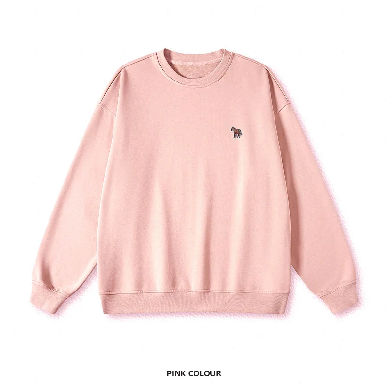 Melhor venda 2025 novo modelo de qualidade bordado das mulheres dos homens moletom outono inverno manga longa algodão hoodie clássico aconchegante topos