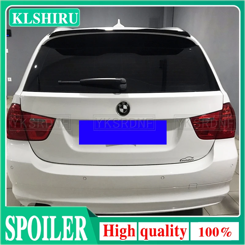 REAR WING SPOILER For BMW 3 E91 M-PACK FACELIFT 2008- 2011 High Quality ABS Plastic Hatchback Spoiler Trunk Car Wing Universal