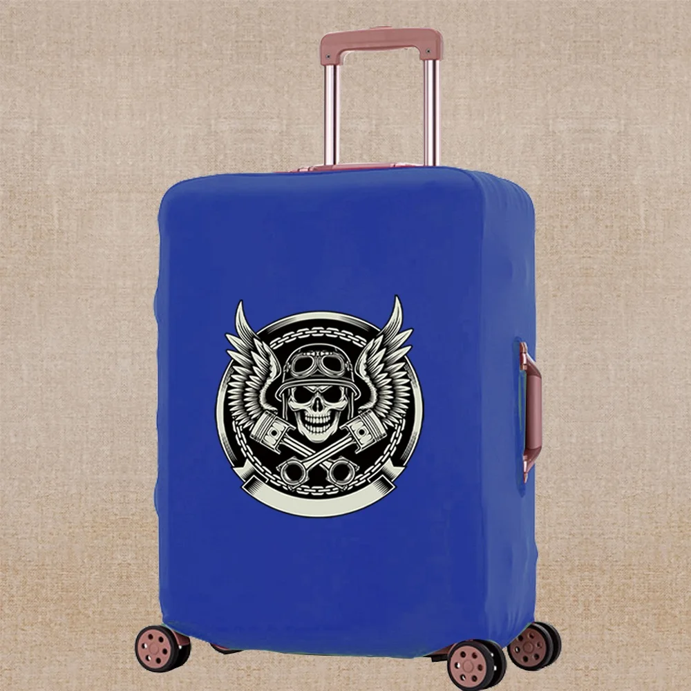 2023 Travel Essentials Suitcase Case Skull Print Trolley for 18-32 Inch Holiday Traveling Accessories Luggage Protective Cover