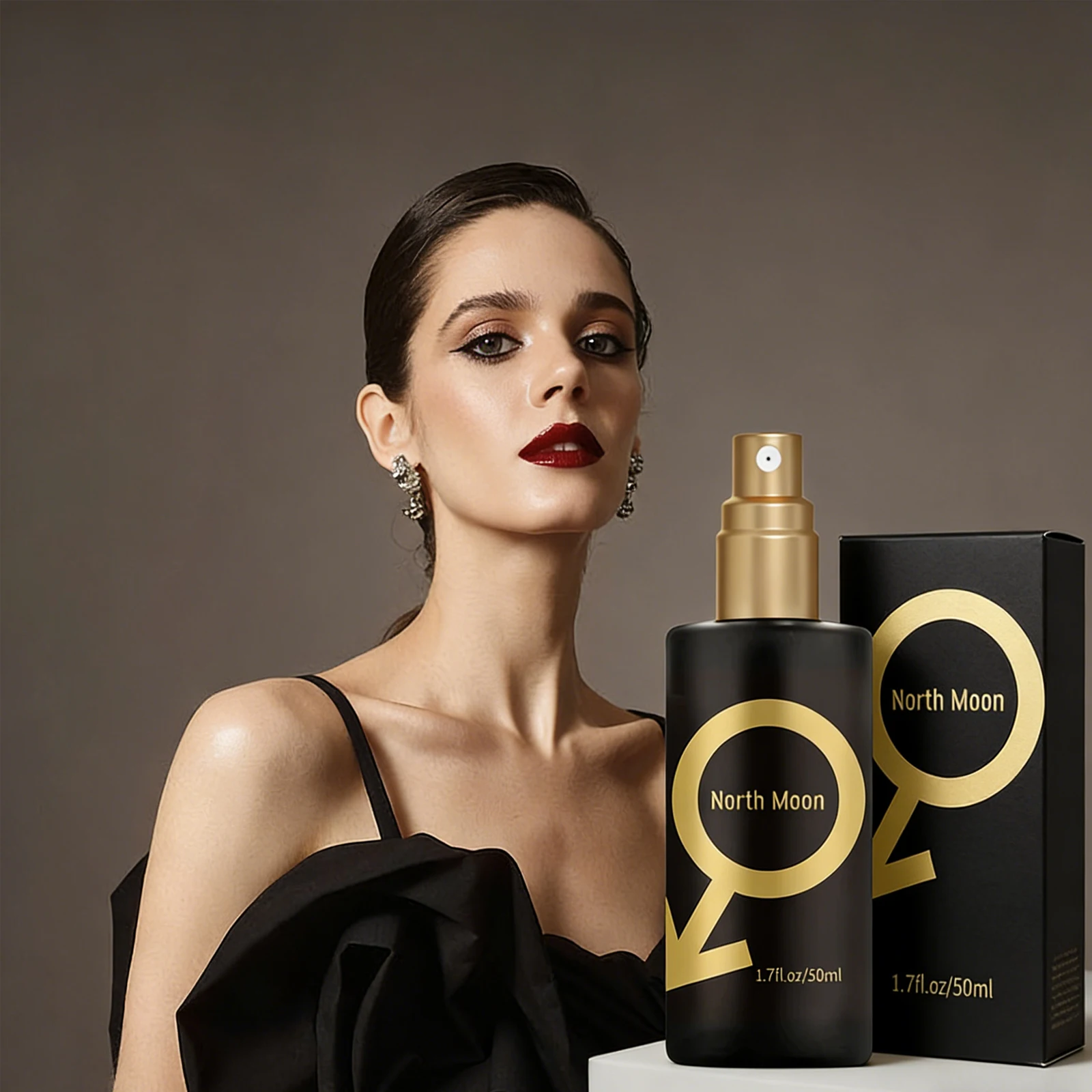 Fragancia Fresca North Moon 50ml, Aroma Duradero y Ligero, Fragancia para Citas Románticas