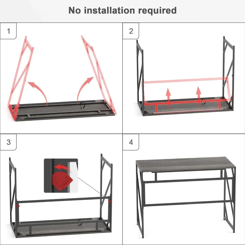 Schreibtisch schreiben Computer tisch für Home Office, nicht montage Arbeits zimmer Schreibtisch Klapptisch für kleine Räume