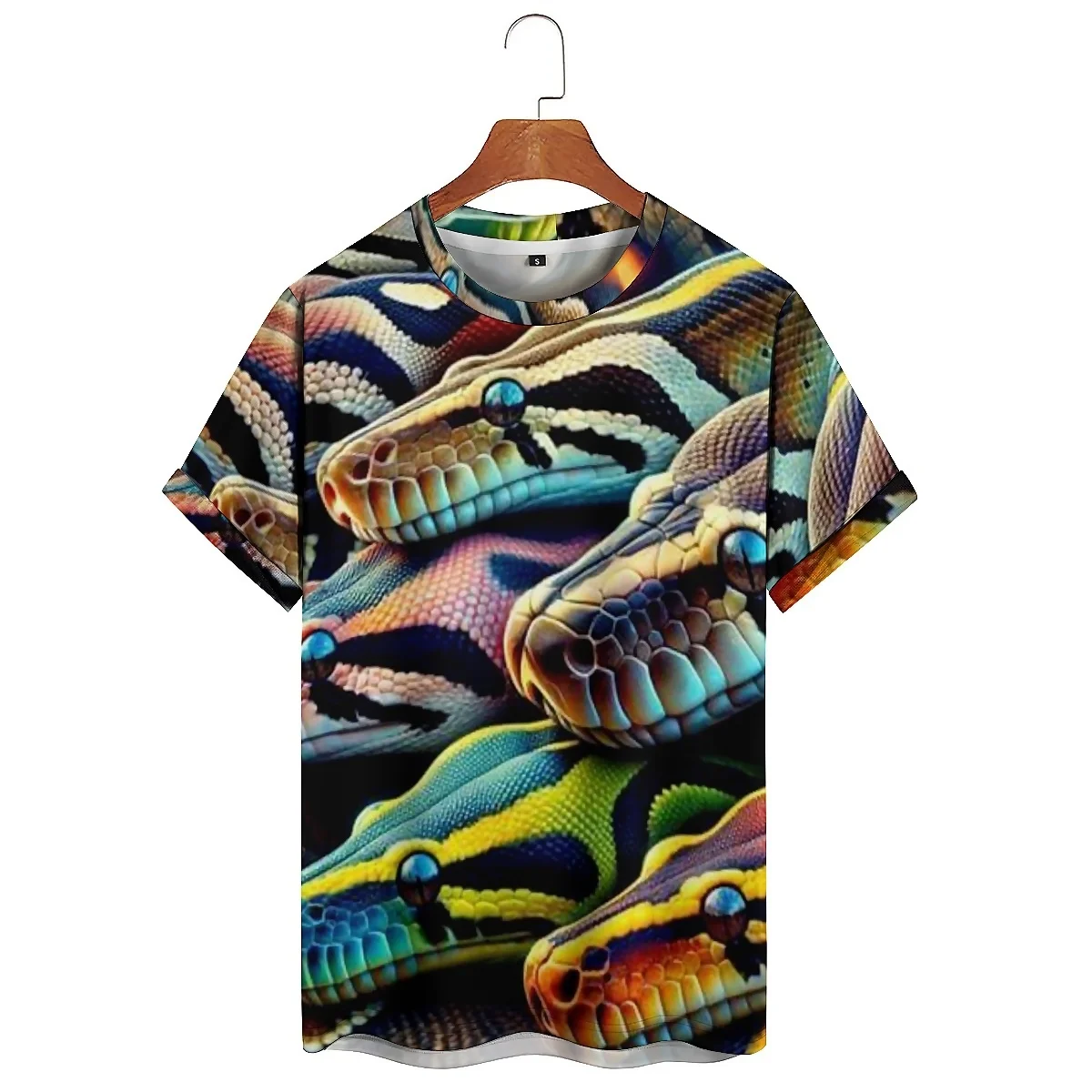 

Hawaiian Style New 3D Dazzling Color Men's Custom Your Photo/Logo Wholesale T-Shirt Couple Outfits T-Shirt