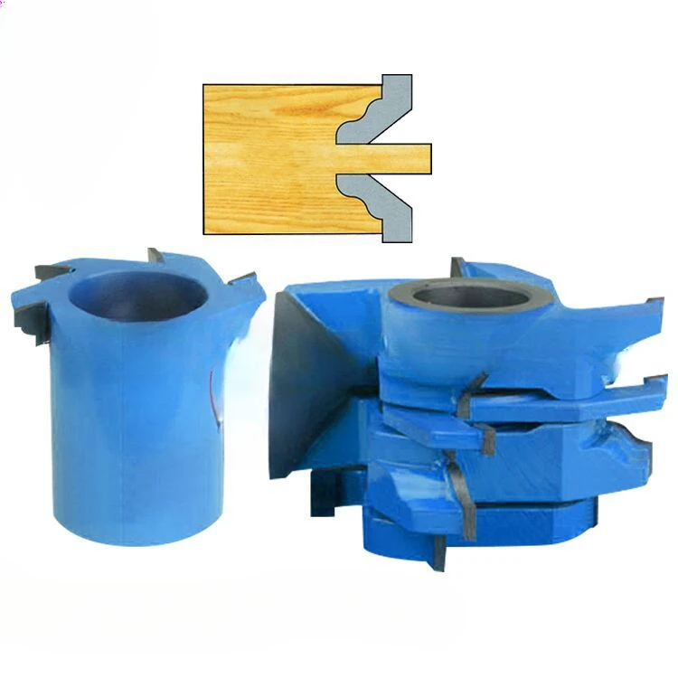 Woodworking tools End milling cutter Combination long tenon door frame puzzle cutter Tenon splicing tenon cutter Solid wood
