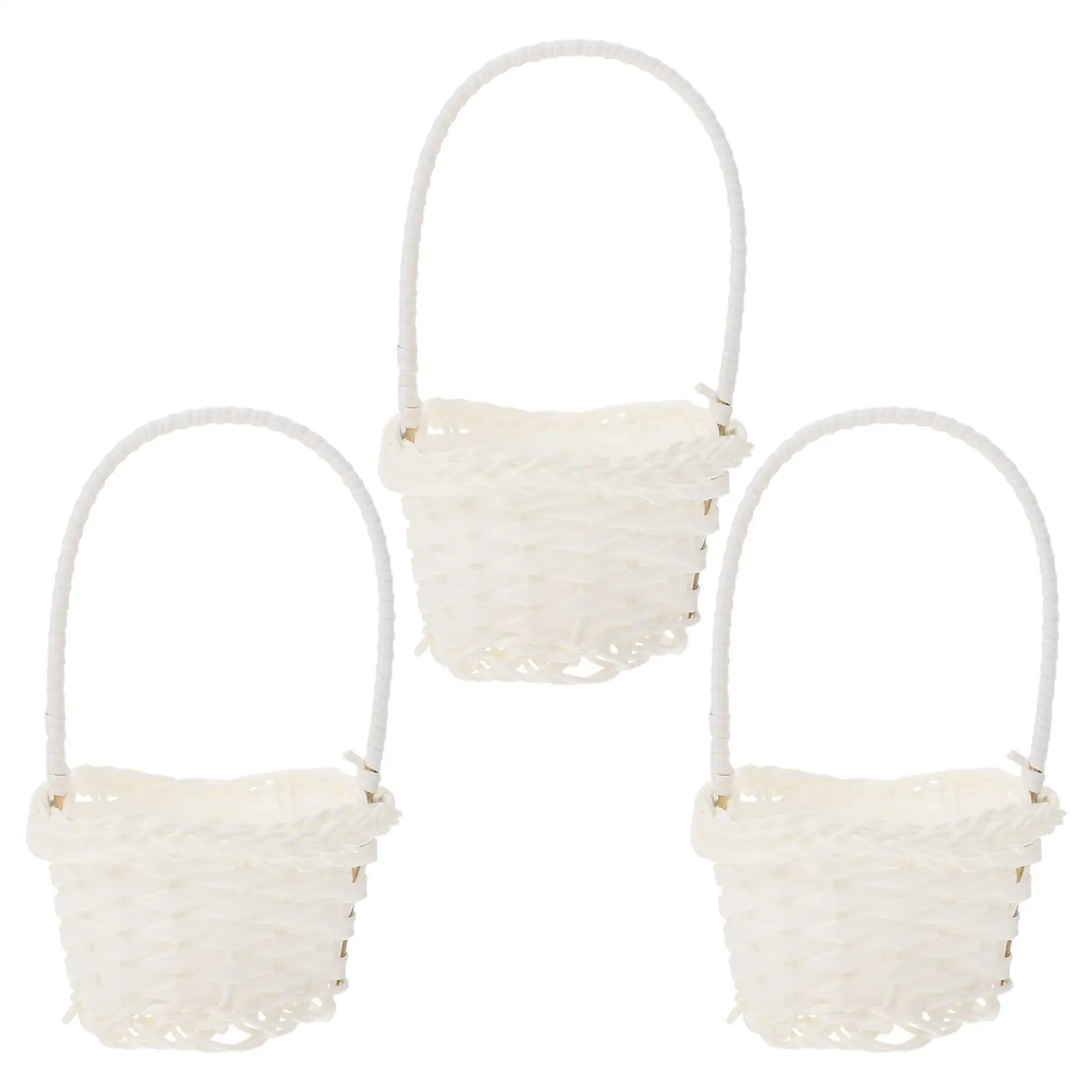 

Rattan Flower Baskets Storage Basket Home Decor Arrangement Plant Terrarium Dried Flowers Bedroom Living Room Office