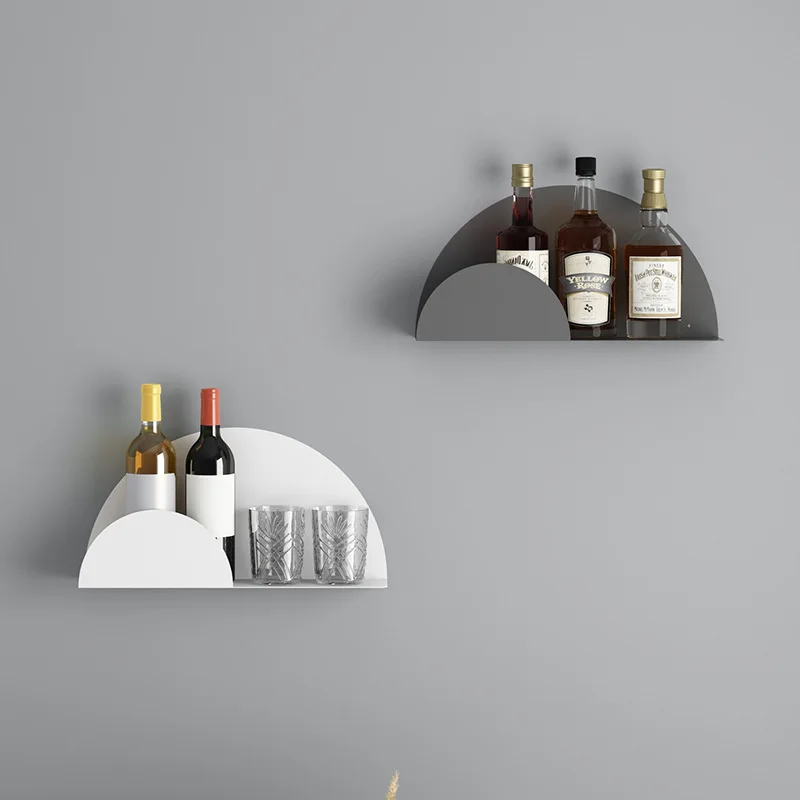 

Nordic wrought iron wall rack sofa TV living room dining room wall decorative frame bedroom entrance wall hanging baffle