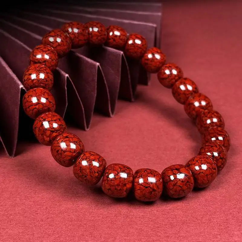 -Quality Bracelet With High Content, Featuring Mineral Crystals And An Antique-Style Bead Design