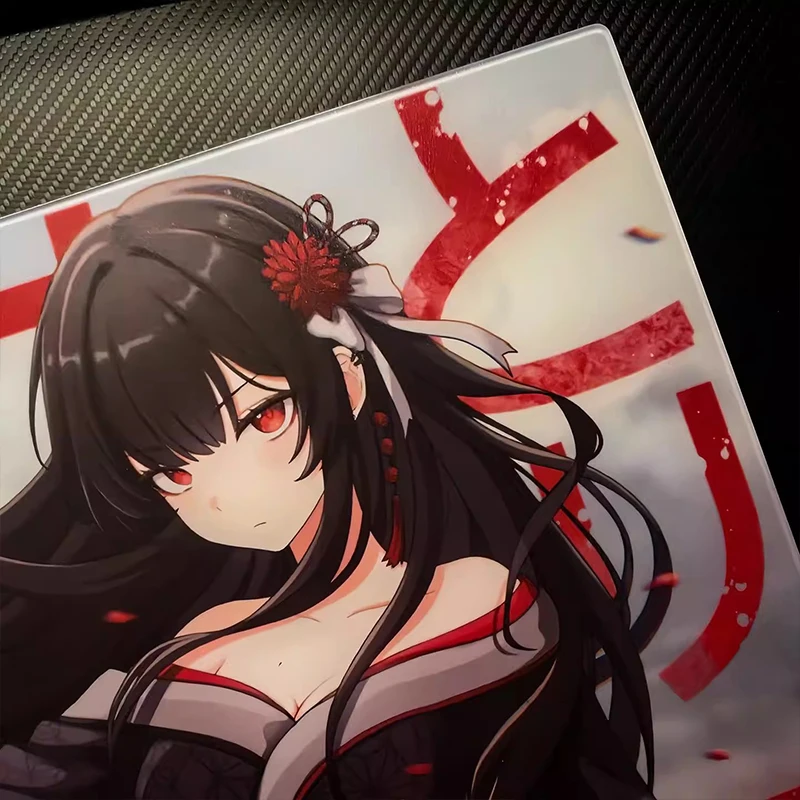 Gamesense Asuka Sonar Kimono Tempered glass mouse pad specially