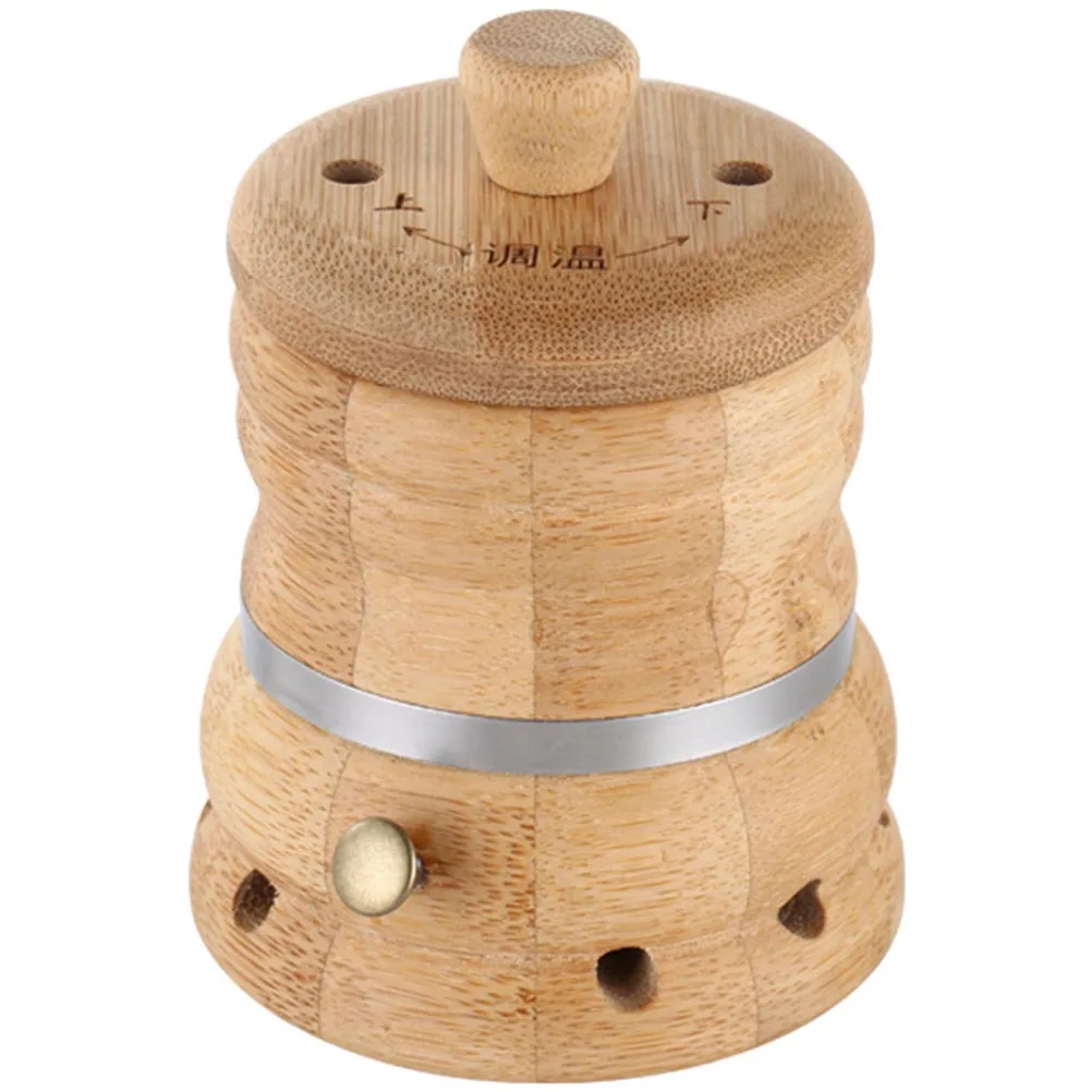 

Moxibustion Box Bamboo Tube Moxa Cone Burner Holder Temperature Control Portable Acupuncture Therapy Gift Parent Family