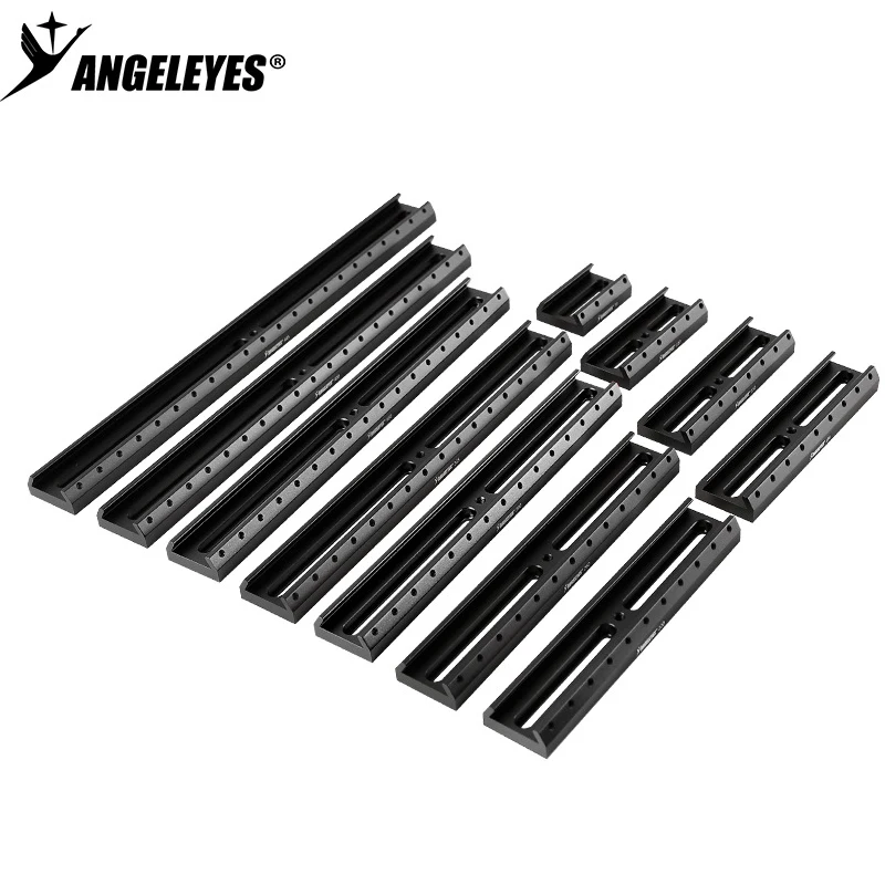Angeleye черный 70/110/150/180/220/300/360/400/445 мм звездообразный направляющий разъем расширения многофункциональный слот «ласточкин хвост»