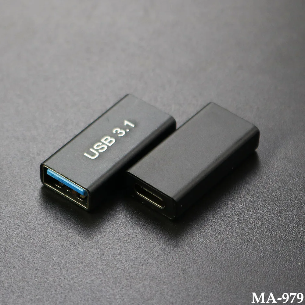 1 sztuk typu C Adapter żeńskie do USB3.0 żeński konwerter przenośny USB C Adapter do ładowarki typu C kabel przedłużający do Tablet z funkcją