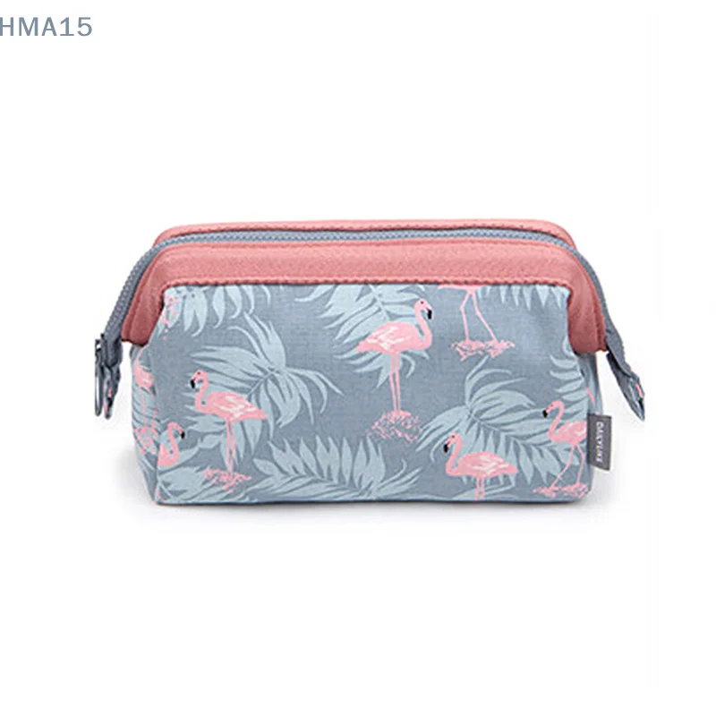 Women Travel Flamingo Make Up Bag Girl Cosmetic Bag Makeup Beauty Wash Organizer