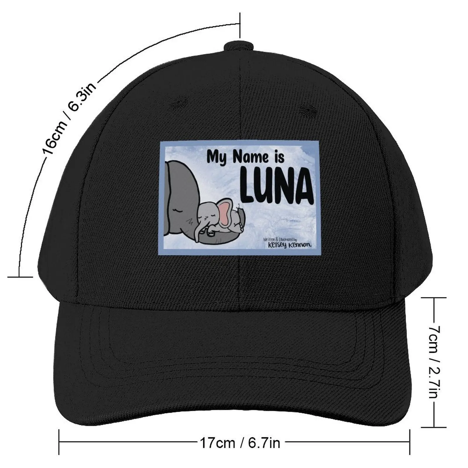 Il mio nome è Luna by Kelsey Kennon berretto da Baseball Rave tea Hat Hat Man For The Sun Dropshipping donna 2024 uomo