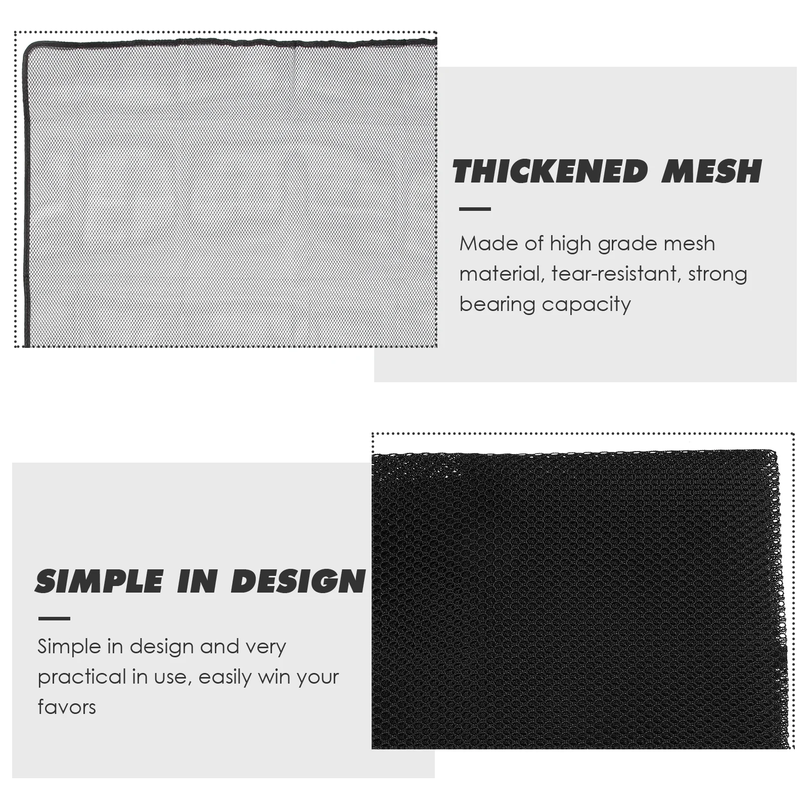 

1 set Protection Mesh Netting Durable Easy Install Trim Indoor Outdoor Use Kids Pets Railing Safety Guard Banister Barrier