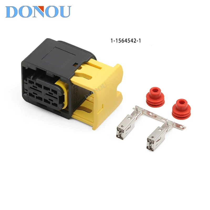 

1-1564542-1 Waterproof connector for new energy vehicles, 2-hole wiring harness connector, high current female terminal sheath