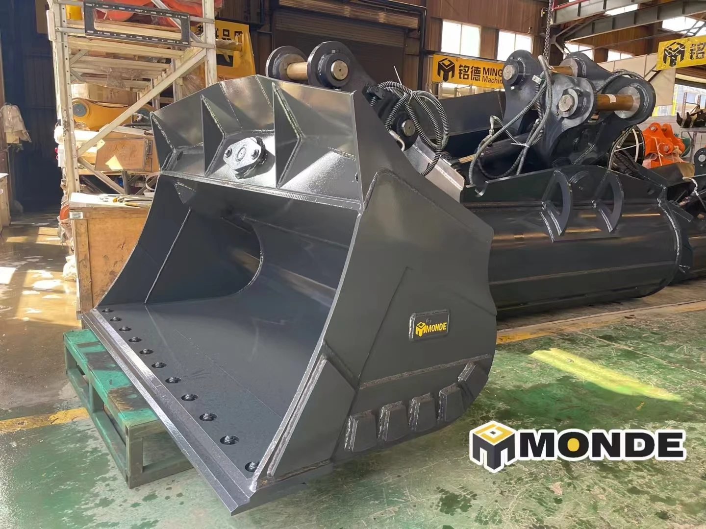 2025년형 1~30톤 굴삭기 틸트 어태치먼트 회전식 머드 버킷 (건설/농업용, 5톤 굴삭기용, 신품)